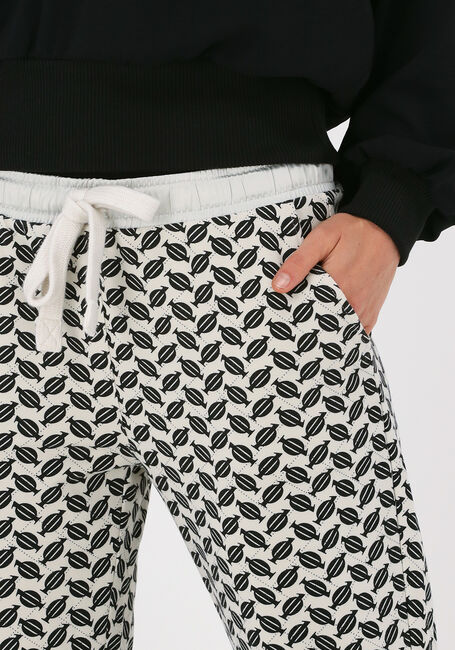 Gebroken wit 10DAYS Joggingbroek CROPPED JOGGER MONOGRAM - large