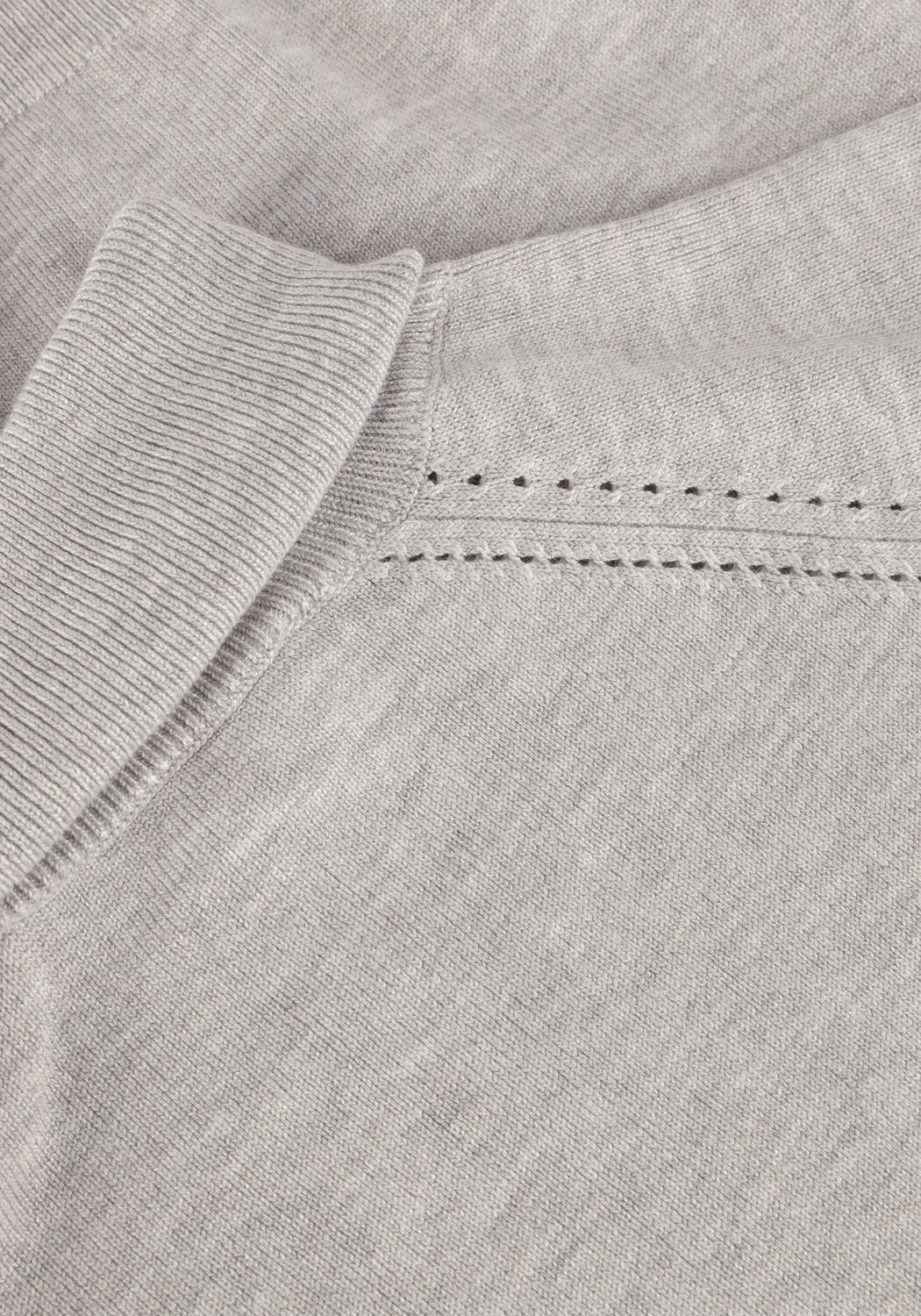 Grijze SUMMUM Coltrui TURTLE NECK SWEATER SOFT VISCOSE POLYAMIDE KNIT - large