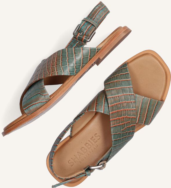 Groene SHABBIES Platte sandalen 170020157 Groene SHABBIES Platte sandalen 170020157 - large