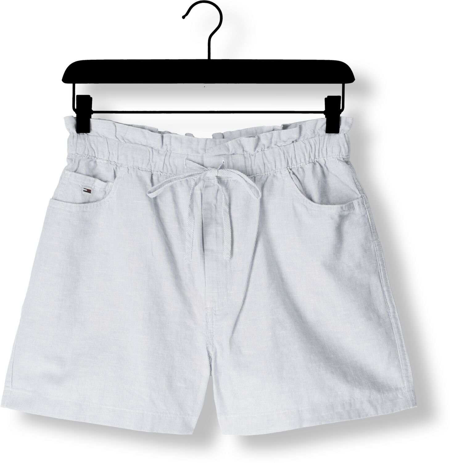 TOMMY JEANS Dames Broeken Tjw Cotton Linen Short Lichtblauw