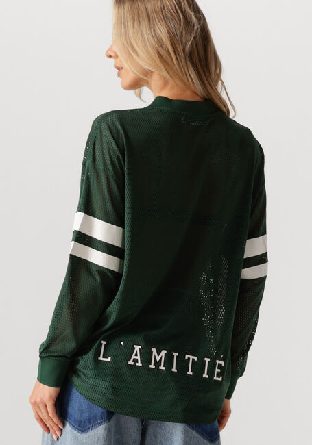 Donkergroene HAUTE L'AMITIÉ Top DRIFT NUMBER LS TEE - large