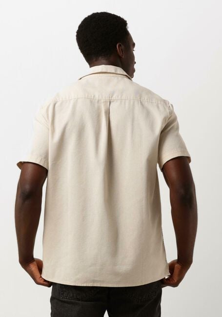 Zand ANERKJENDT Casual overhemd AKLEO S/S COT/LINEN SHIRT - large