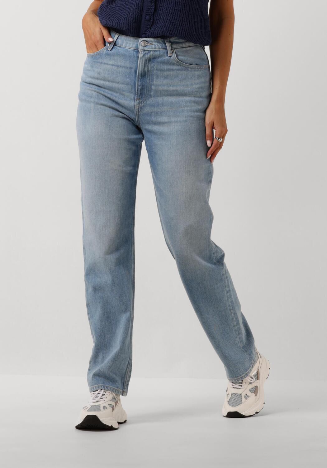 Tommy Jeans Julie Straight Leg Blauwe Jeans Blue Dames