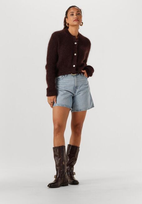 Lichtblauwe LEVI'S Shorts HIGH BAGGY SHORT FAR AND WIDE - large