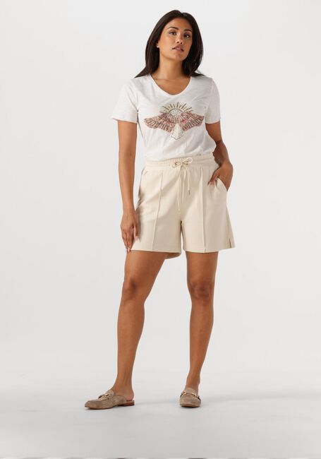 Beige SUMMUM Korte broek SHORTS WASHED MODAL SCUBA - large