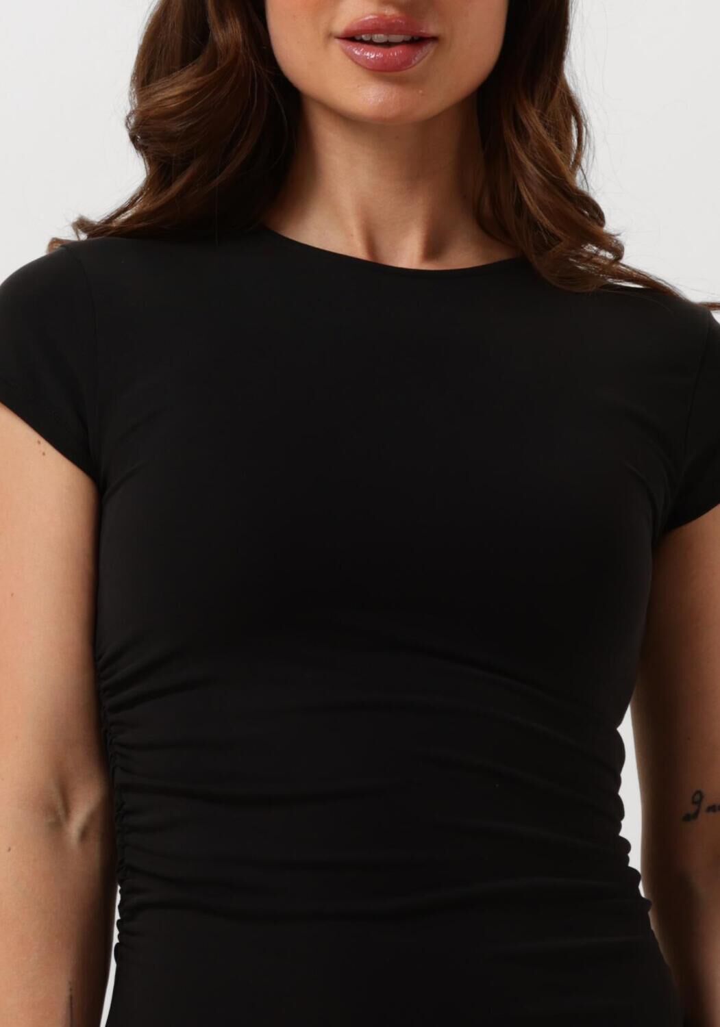 CALVIN KLEIN Dames Jurken Modal Detail Dress Zwart