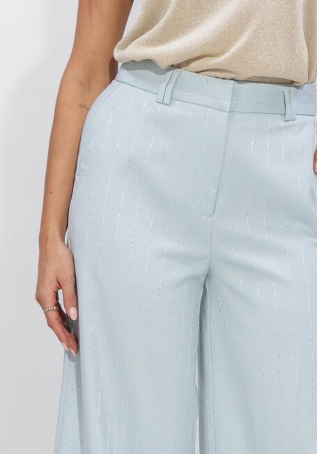 Lichtblauwe AAIKO Wijde broek NORE SEQUINS VIS 532 - large