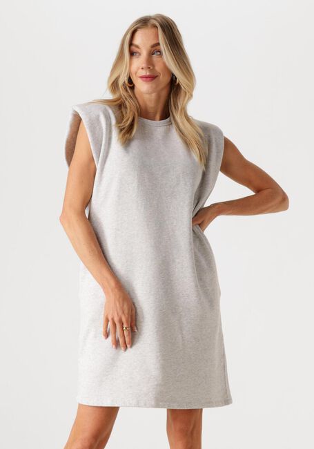 Lichtgrijze BY-BAR Mini jurk DIDI SWEAT DRESS - large
