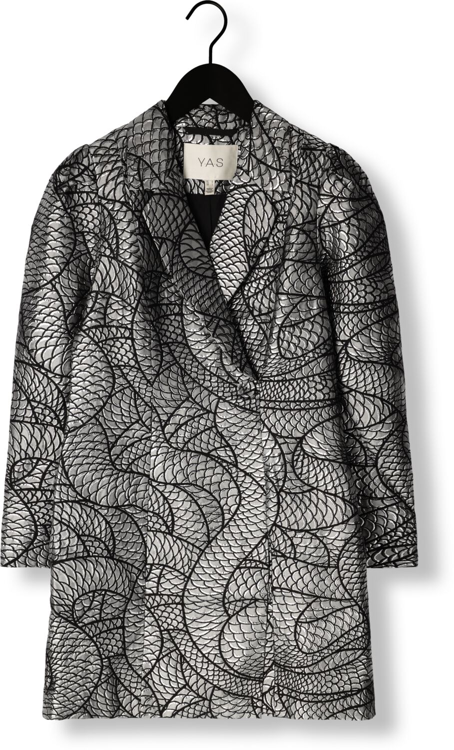 Y.A.S. Dames Jurken Yassisi Ls Blazer Dress Zilver