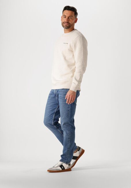 Beige TOMMY JEANS Sweater TJM REG LINEAR CREW EXT - large