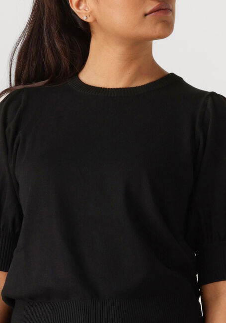 Zwarte MINUS Top LIVA KNIT TEE - large