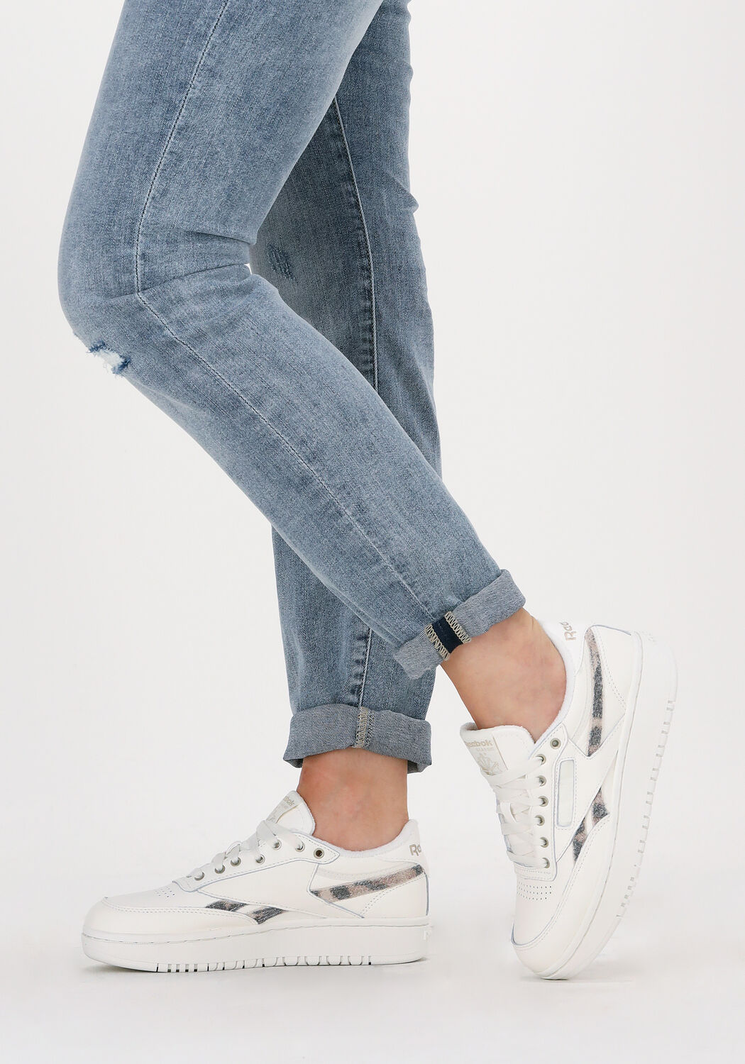 Witte REEBOK Lage sneakers CLUB C DOUBLE WMN - large