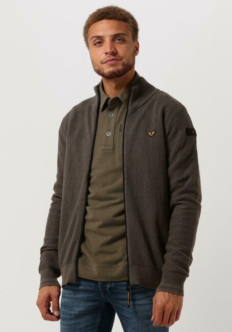 Schaar straal Manuscript Groene PME LEGEND Vest ZIP JACKET COTTON KNIT | Omoda