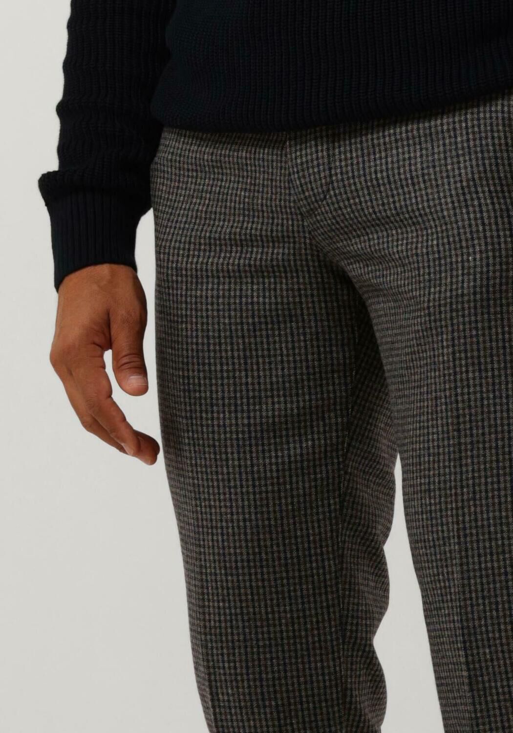 SELECTED HOMME Heren Broeken Slhstraight-william Wool Dn 196 Pants W Beige