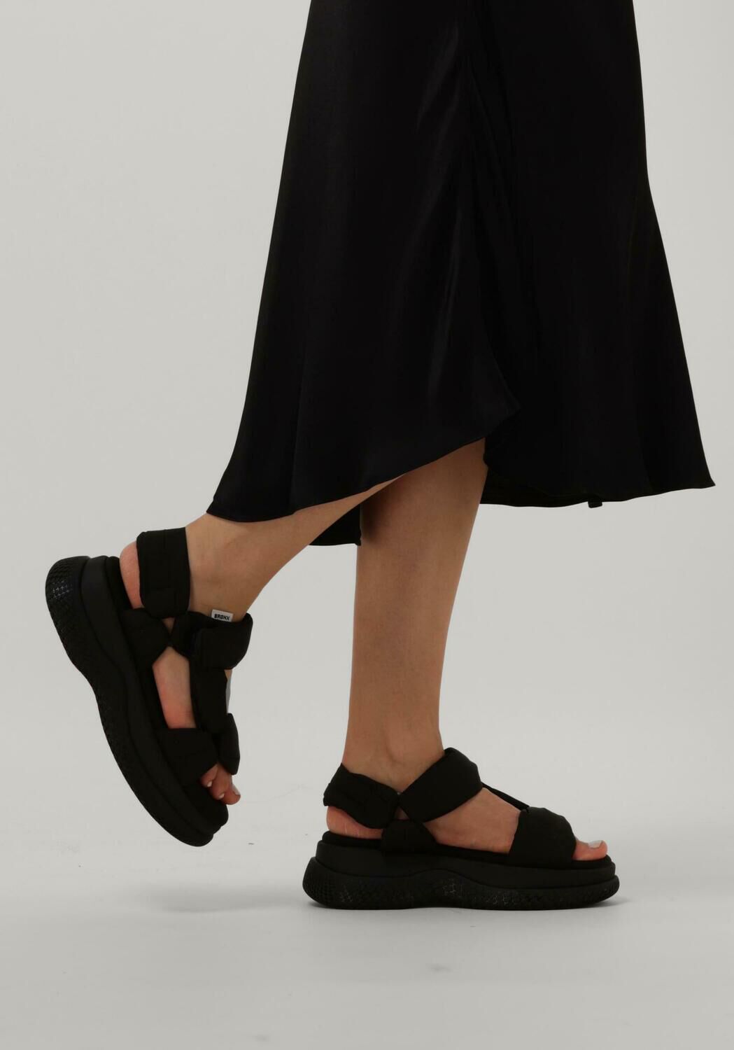 Bronx sandalen zwart outlet
