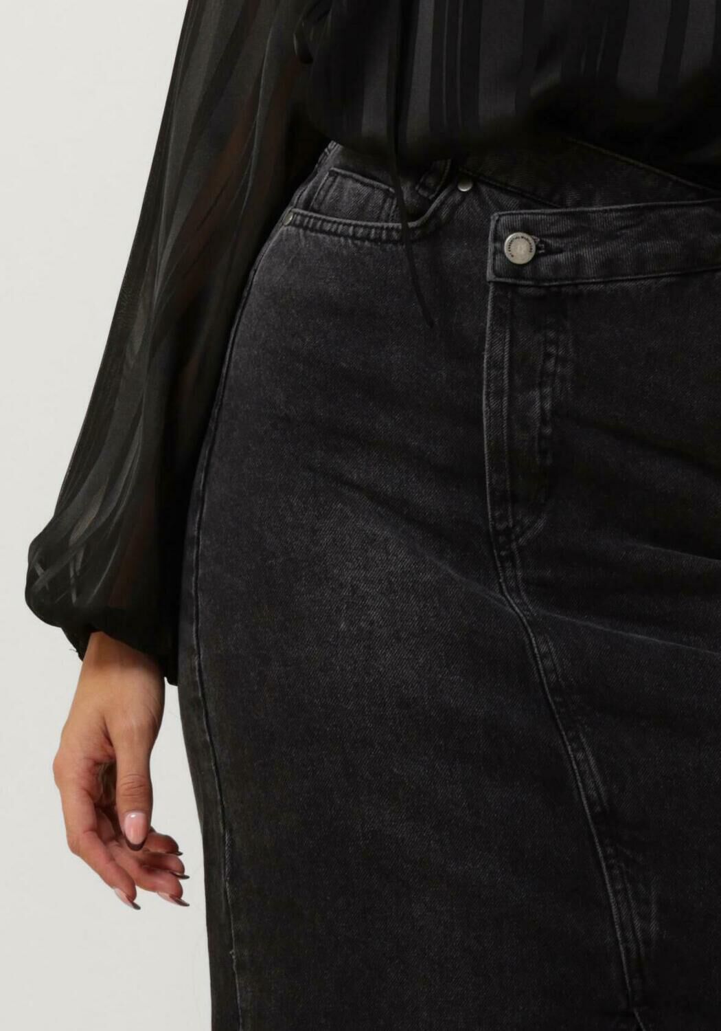 MY ESSENTIAL WARDROBE Dames Rokken Mwlouis Wrap 123 Skirt Zwart