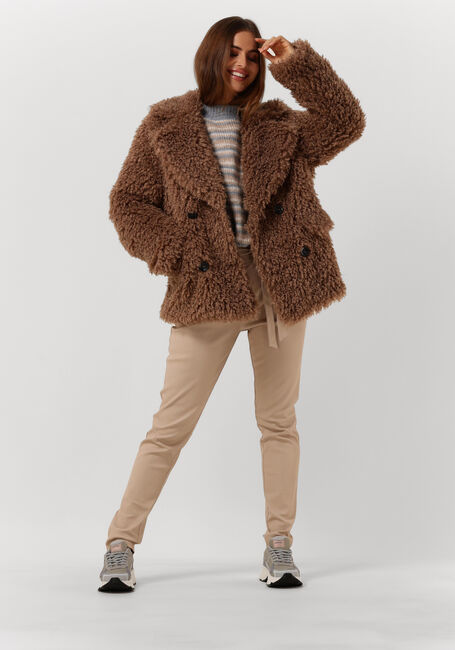 Bruine BEAUMONT Teddy jas CURLY SHORT COAT Bruine BEAUMONT Teddy jas CURLY SHORT COAT - large