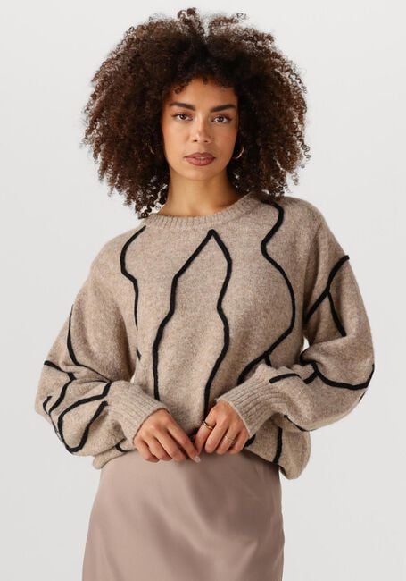 Beige MOVES Trui KAIYA JUMPER 4457 - large