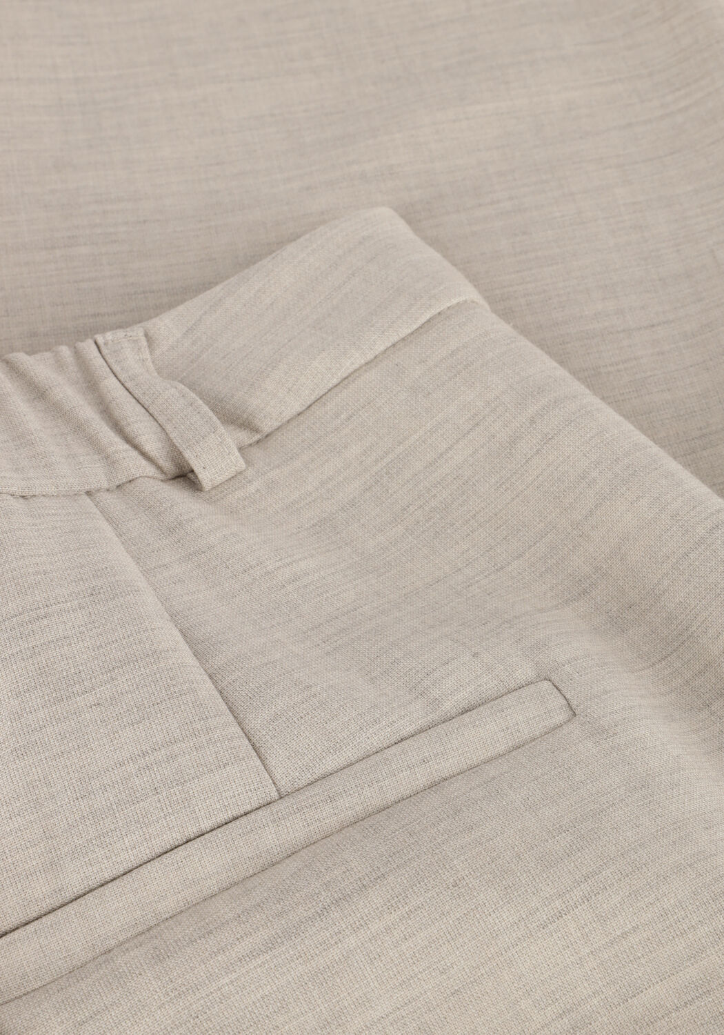 Creme SELECTED WOMEN Pantalon SLFRITA-PAXA HW EXTRA WIDE PANT - large