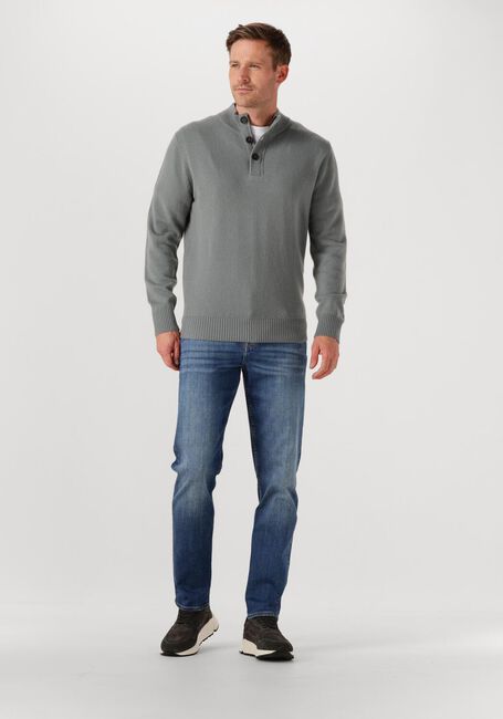 Groene STEFANO LAURAN Trui HALF ZIP L - large