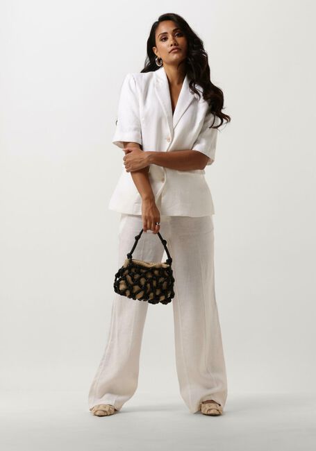 Witte MSCH COPENHAGEN Wijde broek MSCHCLARITTA PANTS - large