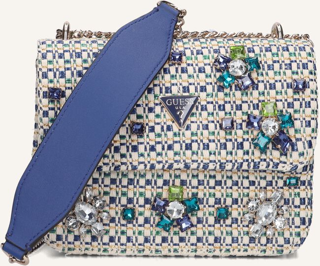 Blauwe GUESS Schoudertas BEAUVOIR CONVERTIBL XBODY FLAP Blauwe GUESS Schoudertas BEAUVOIR CONVERTIBL XBODY FLAP - large