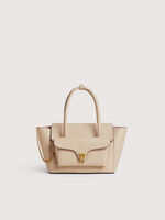 Beige COCCINELLE Schoudertas DOUBLE BEAT - medium