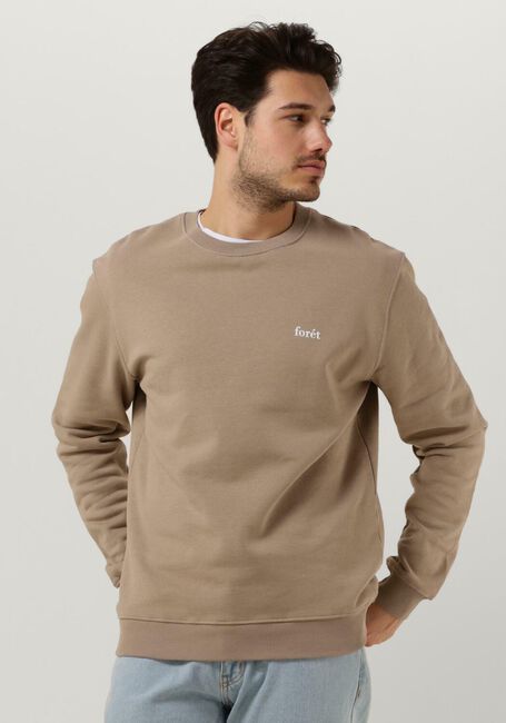 Taupe FORÉT Trui ASH SWEATSHIRT - large