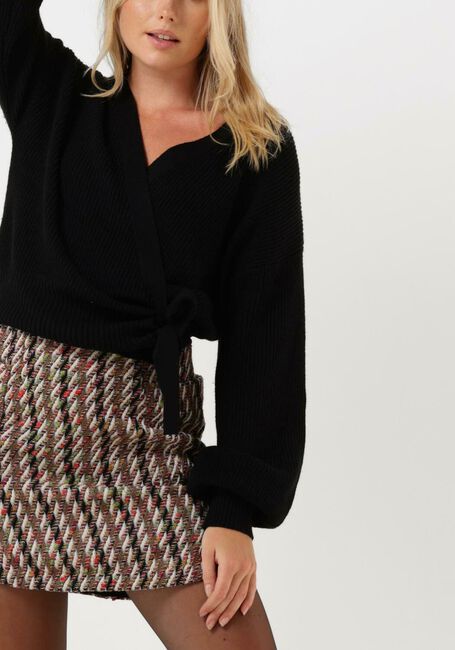 Zwarte OBJECT Vest MALENA L/S WRAP CARDIGAN - large