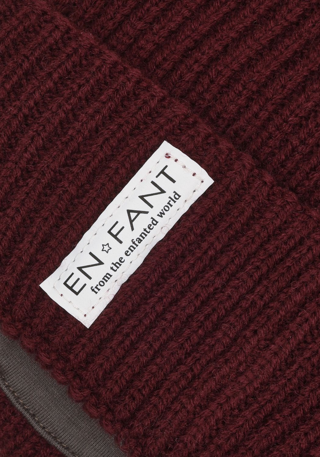 ENFANT Jongens Mutsen Beanie Lining Bordeaux