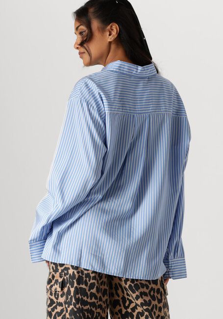 Blauwe MODSTRÖM Blouses KADIRMD STRIPE SHIRT - large