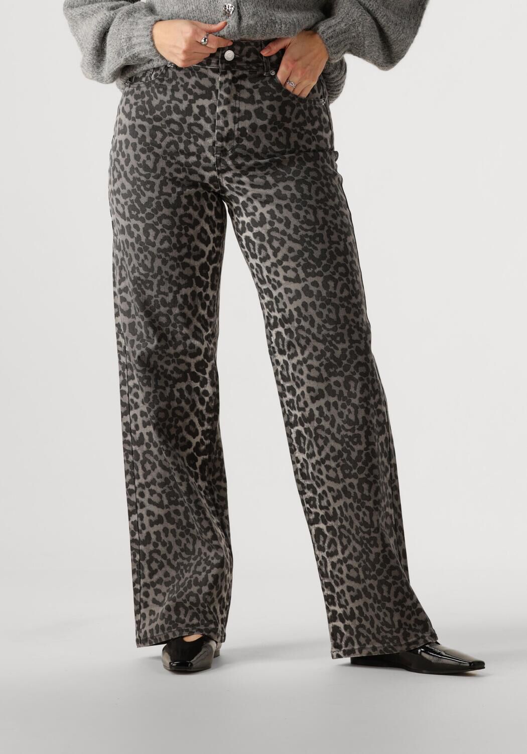 Y.A.S. Dames Jeans Yasleonora Hw Denim Jeans Noos Bruin