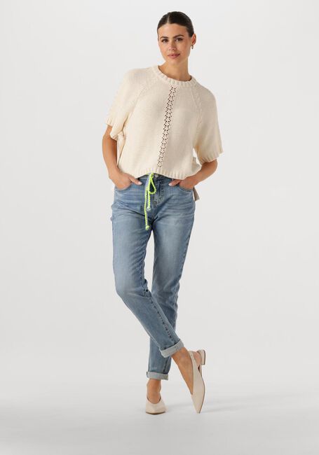 Ecru Y.A.S. Trui YASLAMINA SS KNIT TOP - large