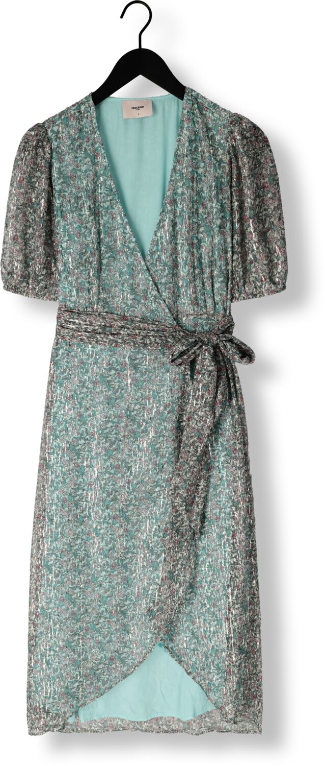 FREEBIRD Dames Jurken Blossom Ss Flower Groen