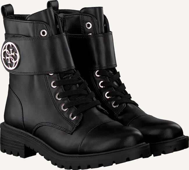 Zwarte GUESS Veterboots HEATHIRA Zwarte GUESS Veterboots HEATHIRA - large