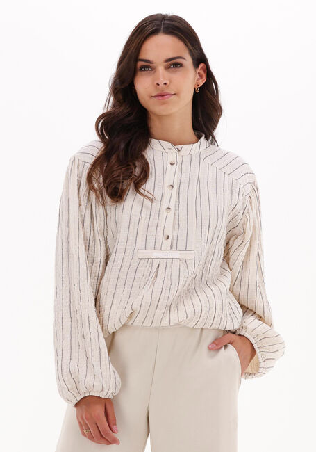 Ecru 10DAYS Blouses OVERSIZED SHIRT LUREX - large