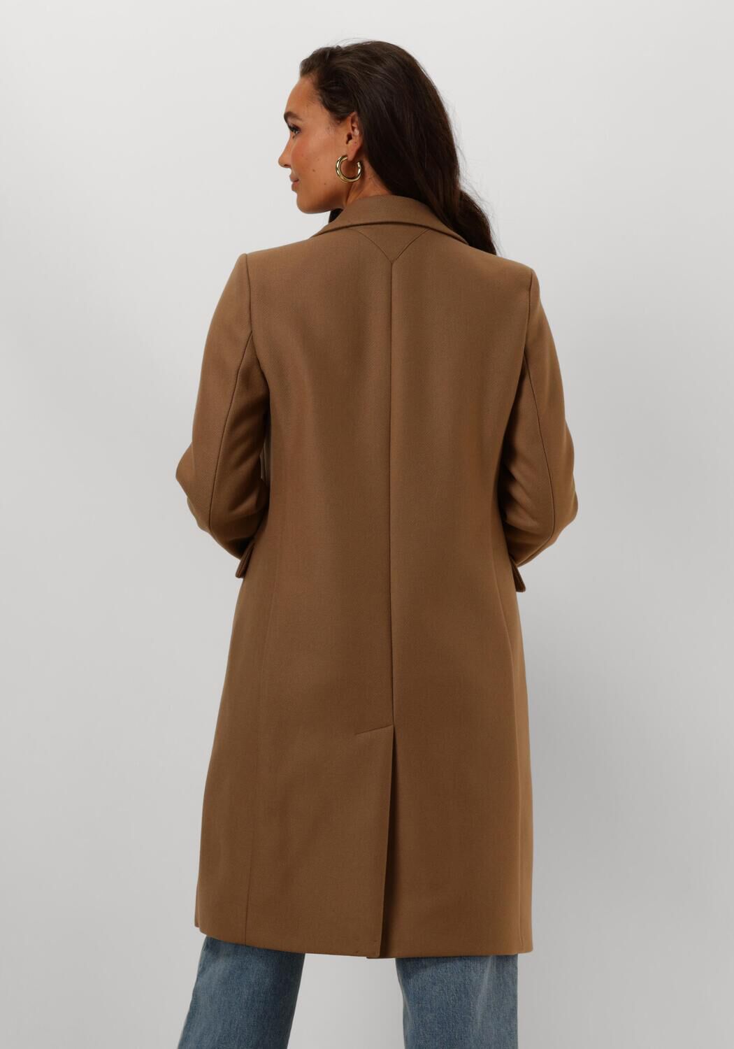 TOMMY HILFIGER Dames Jassen Wool Blend Classic Coat Bruin
