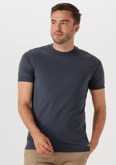 Donkerblauwe DRYKORN T-shirt ANTON 520062 - large