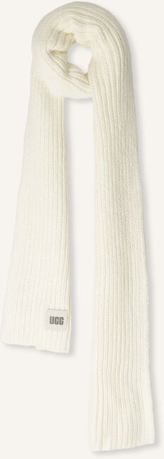 Witte UGG Sjaal CHUNKY RIB KNIT SCARF Witte UGG Sjaal CHUNKY RIB KNIT SCARF - large