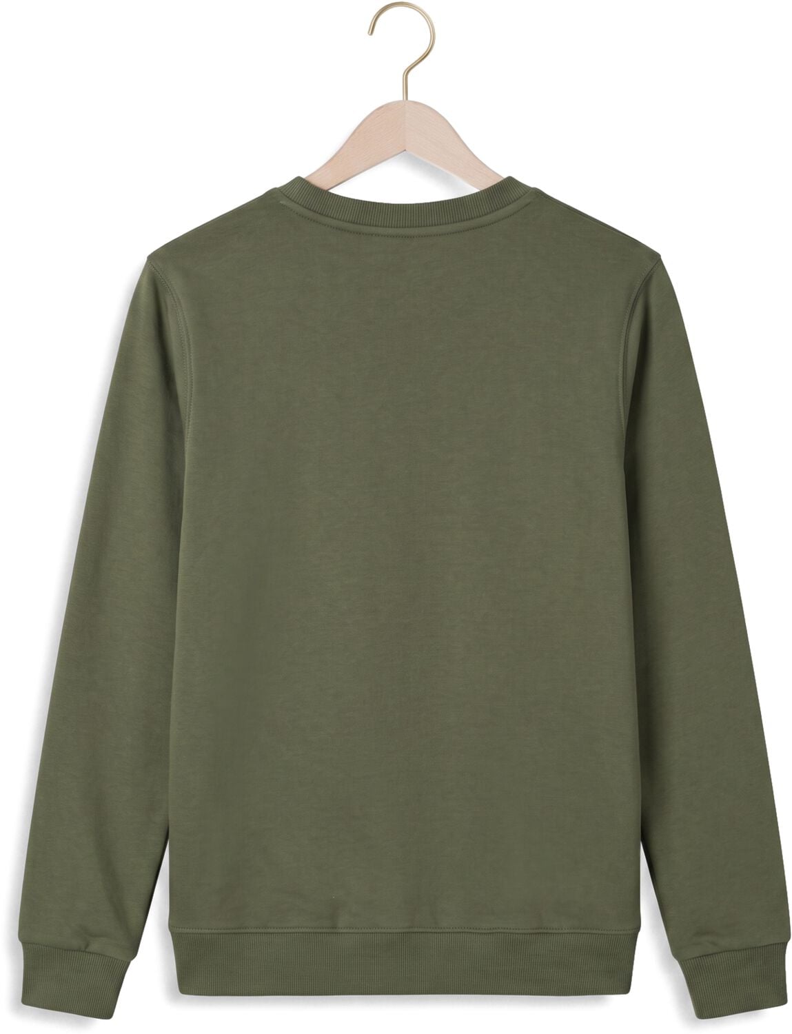 Lyle & Scott Jongens Truien & Vesten Brush Back Crew Neck Sweatshirt - Khaki, foto 4