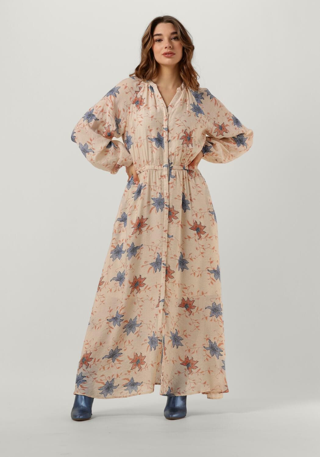 Zand SOFIE SCHNOOR Maxi jurk S231287 Omoda