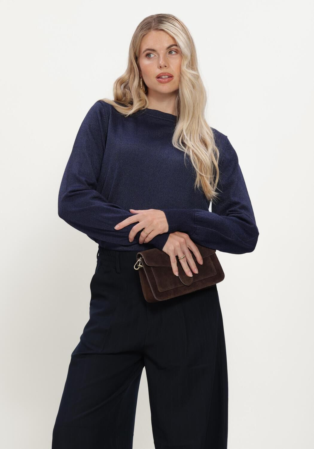 Blauwe AMAYA AMSTERDAM Truien/vesten JADYN KNITWEAR
