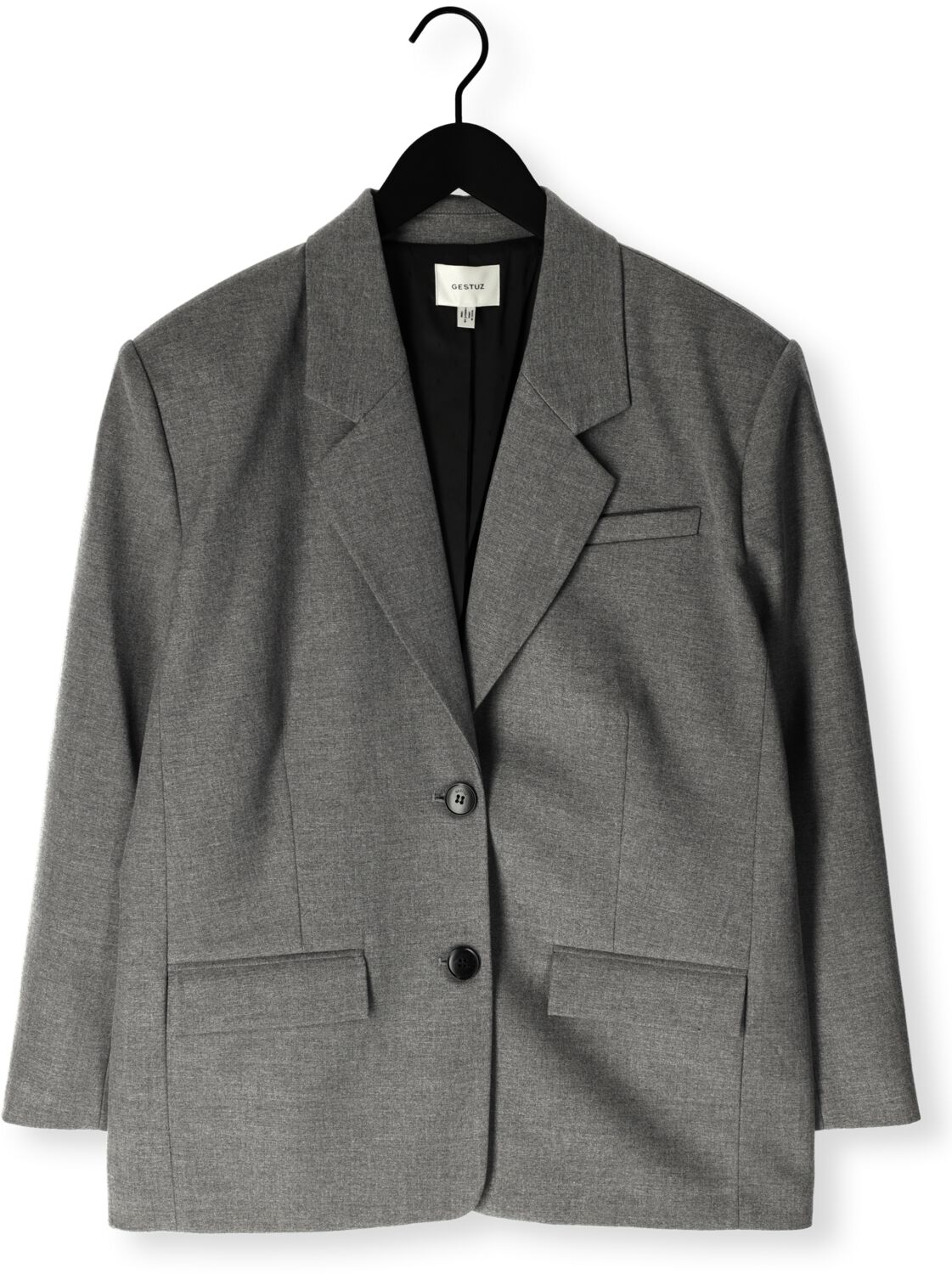 GESTUZ Dames Blazers Gzpaula Melange Oz Blazer Donkergrijs