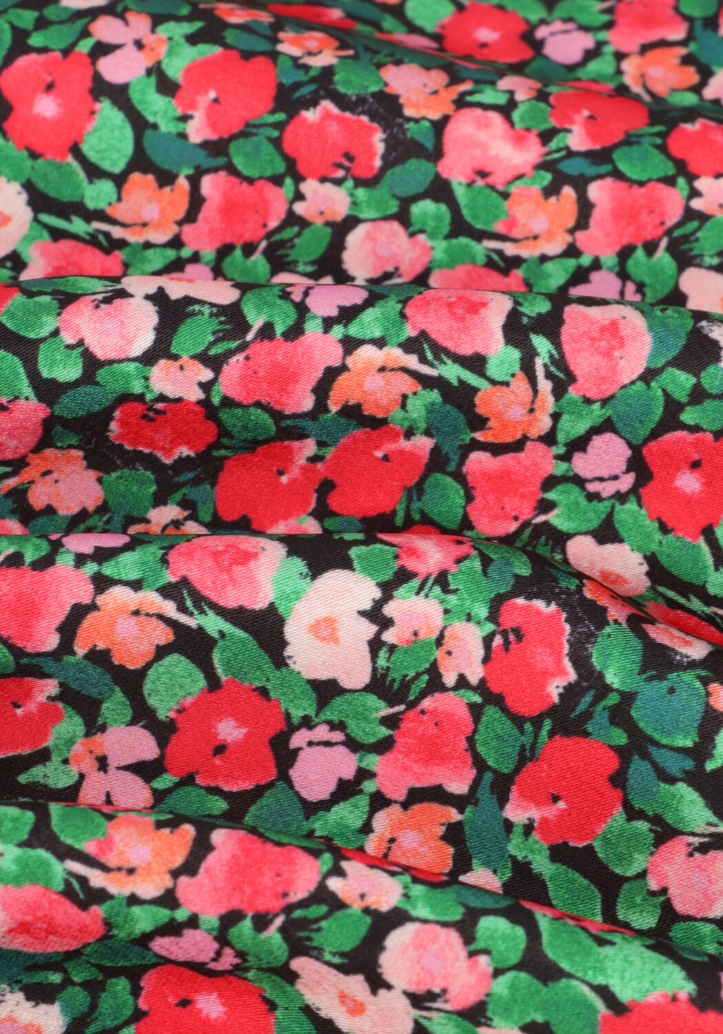 Groene ANOTHER LABEL Blouses FILOU FLOWER TOP L/S - large