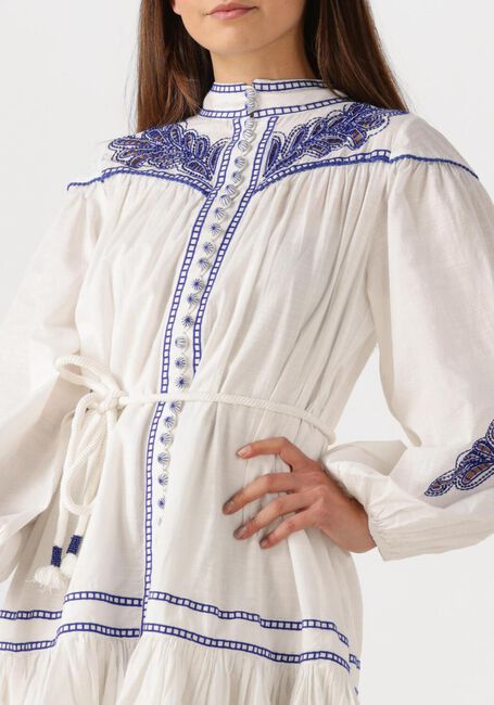 Witte SCARLETT POPPIES Mini jurk ZILLENIA DRESS - large