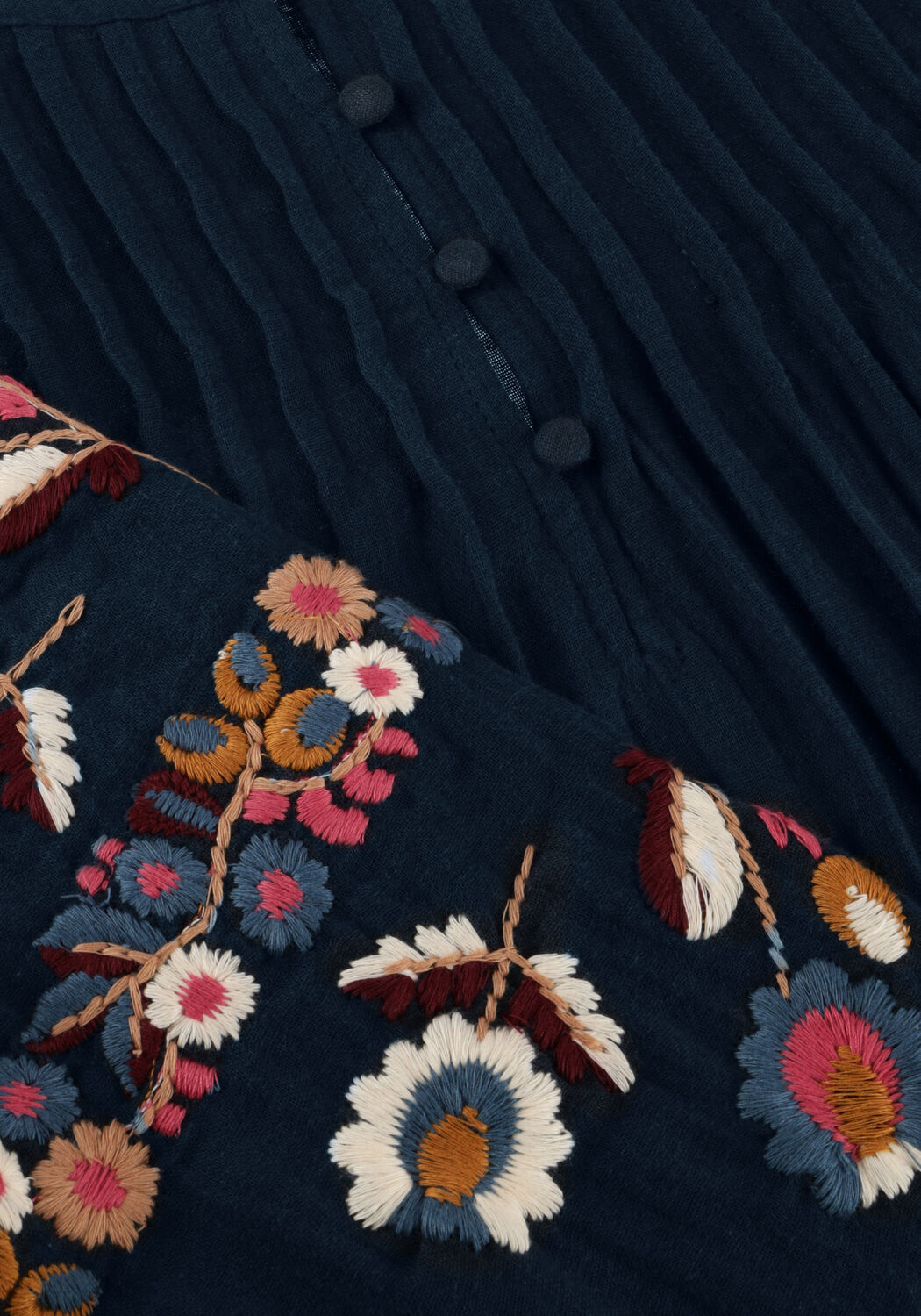 Donkerblauwe LOUIZON Blouses PLOUM - large