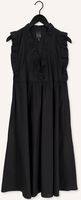 Zwarte ACCESS Midi jurk DRESS WITH RUFFLES AT THE TOP Zwarte ACCESS Midi jurk DRESS WITH RUFFLES AT THE TOP - medium