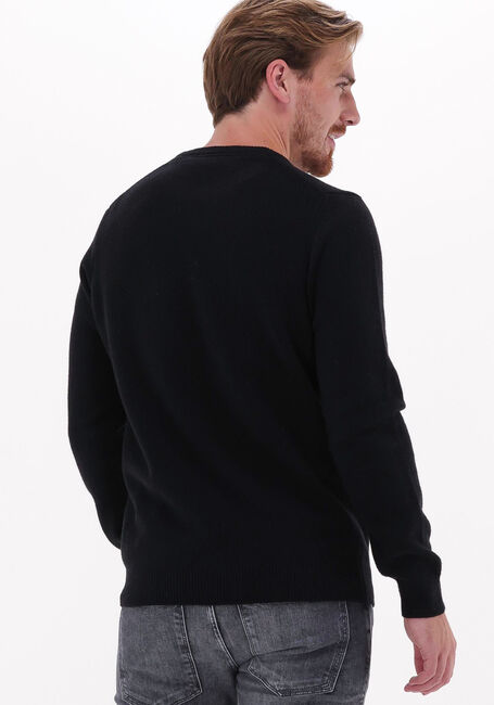 Zwarte LYLE & SCOTT Trui CREW NECK LAMBSWOOL BLEND JUMPER - large