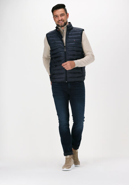 Blauwe TOMMY HILFIGER Bodywarmer CORE PACKABLE CIRCULAR VEST - large