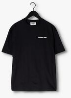 Zwarte COLOURFUL REBEL T-shirt CLRFL RBL BACK PRINT BASIC TEE